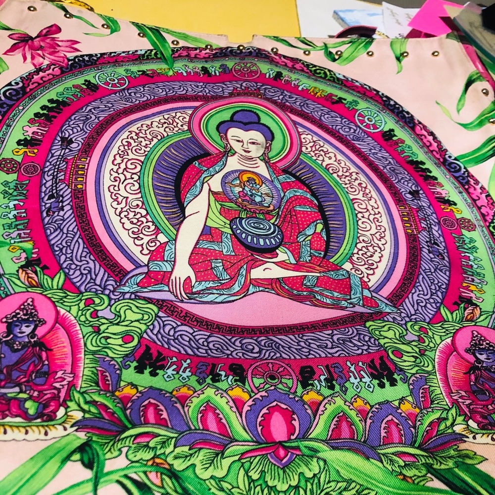 Versace silk one of a kind bag